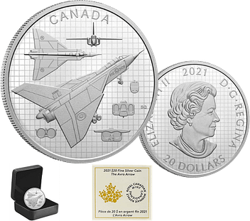 2021 Canada The Avro Arrow Coin At Silver Coin Surplus Wholesale Mint 2021 Canada The Avro Arrow Coin At Silver Coin Surplus Wholesale Mint