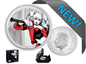 Harley Quinn Coin At Silver Coin Surplus Wholesale Mint