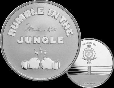 2023 Muhammad Ali - Rumble in the Jungle - 1 oz Silver Mint Coin