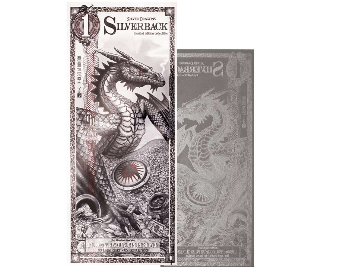 The Limited Edition Silver Note Featuring a Silver Dragon