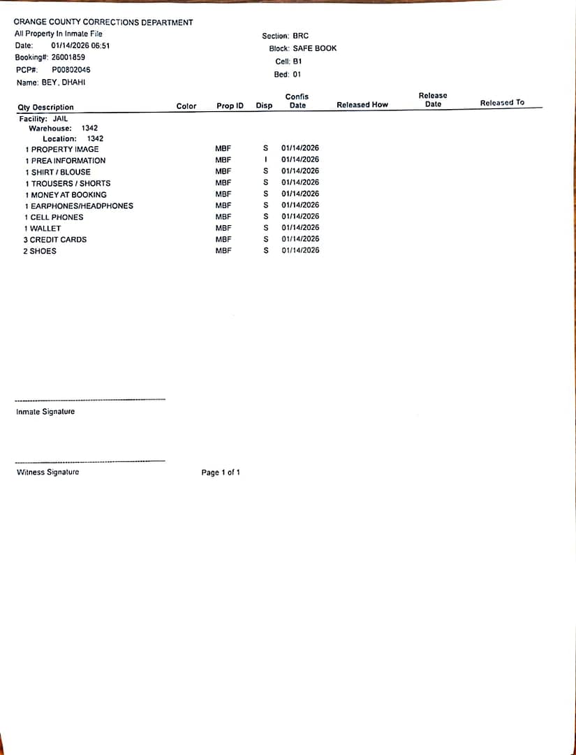 Orange County Sheriff's Office Agents Stage Jaywalking Fraud evidence - Bey vs STATE OF FLORIDA Administration
